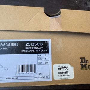 Dr. Martens Pascal Rose Black Multi Shoes